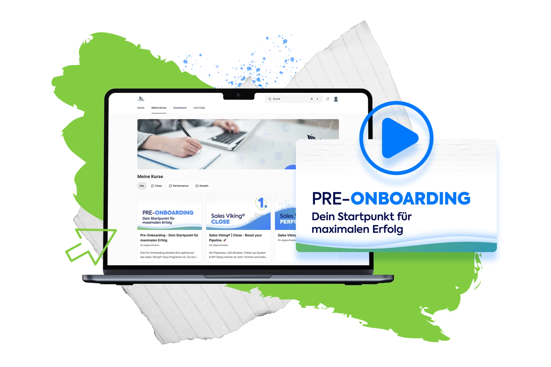 Kursübersicht der Academy im Revenue Control System mit Pre-Onboarding und Programmen